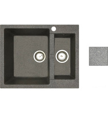 Кухонная мойка БелЭворс Duet L серый, без сифона
