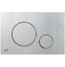 Панель смыва Alcaplast M672 хром матовый