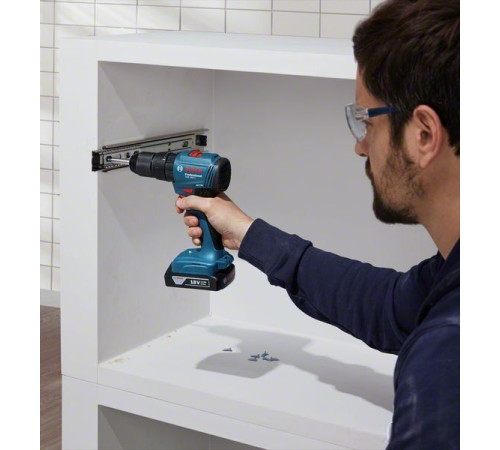 Ударная дрель-шуруповерт Bosch GSB 185-LI Professional 06019K3101 с 1-им АКБ, кейс