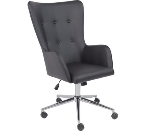 Офисное кресло AksHome Bella XL chrome Pegasso черный