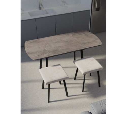 Табурет Макс Стайл Тб-350/30/МСТ миндаль бежевый