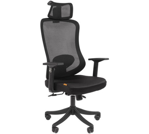 Офисное кресло CHAIRMAN CH563 черный пластик/черный