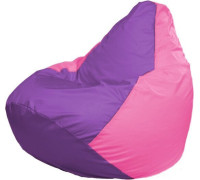 Кресло-мешок Flagman Груша Макси Г2.1-109 розовый/сиреневый