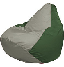 Кресло-мешок Flagman Груша Супер Мега 4XL Г5.1-339 серый/зеленый