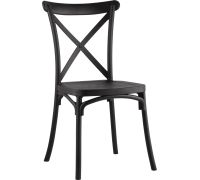 Стул Stool Group Кроссбэк пластиковый черный