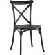 Стул Stool Group Кроссбэк пластиковый черный