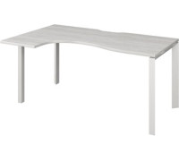 Стол Программа Техно Аргентум-МП НТМП.П-040 левый сосна винтер/белый