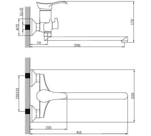 Смеситель Diadonna D80-222100