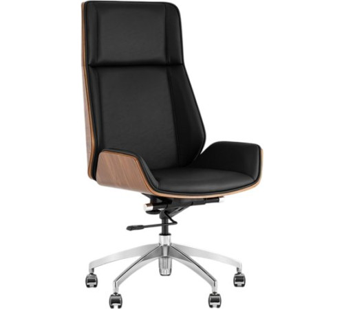 Офисное кресло TopChairs Crown SN A312 8383-29 Walnut Back черный