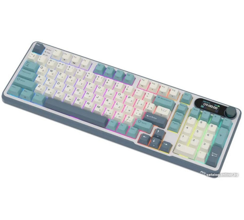 Клавиатура Royal Kludge RK-S98 RGB Light Cloud RK Chartreuse