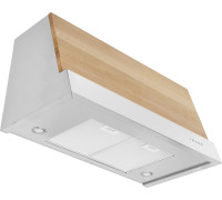 Кухонная вытяжка Elikor Фарм 90H-650-E3D нержавеющая сталь/дуб неокрашенный