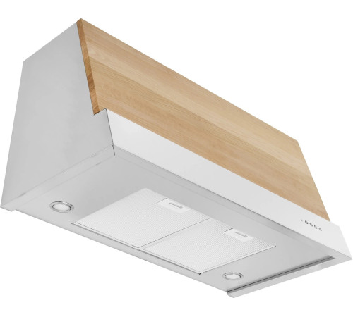 Кухонная вытяжка Elikor Фарм 90H-650-E3D нержавеющая сталь/дуб неокрашенный