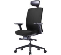 Офисное кресло Bestuhl J2G120L черная крестовина, черный