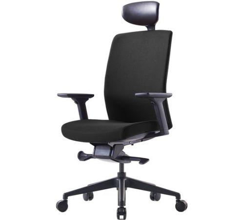 Офисное кресло Bestuhl J2G120L черная крестовина, черный
