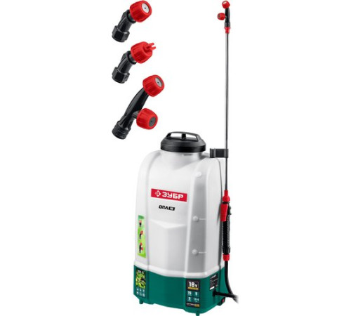 Аккумуляторный опрыскиватель Зубр ОПЛ-15 без АКБ