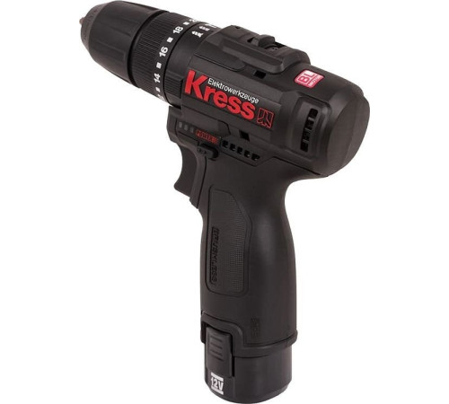 Ударная дрель-шуруповерт Kress KU362.2 с 2-мя АКБ, сумка