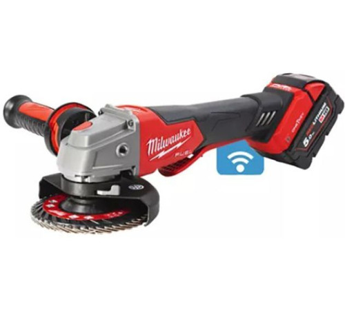 Угловая шлифмашина Milwaukee M18 ONEFSAG 125XPDB-502X Fuel 4933478435 с 2-мя АКБ