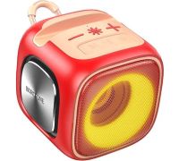 Беспроводная колонка Borofone BR29 красный/розовый