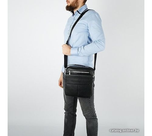 Сумка через плечо Poshete 249-8136-3-BLK черный