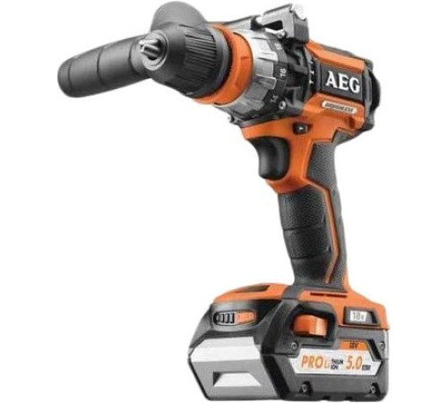 Ударная дрель-шуруповерт AEG Powertools BSB 18 CBL LI-502C 4935459396 с 2-мя АКБ