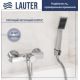 Смеситель Lauter Art 21CK9680C с лейкой Serene 21S00103