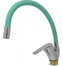 Смеситель Ledeme L4132-11 хром/бирюзовый