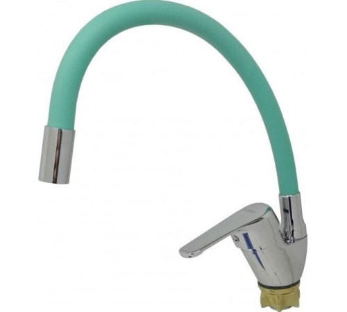 Смеситель Ledeme L4132-11 хром/бирюзовый