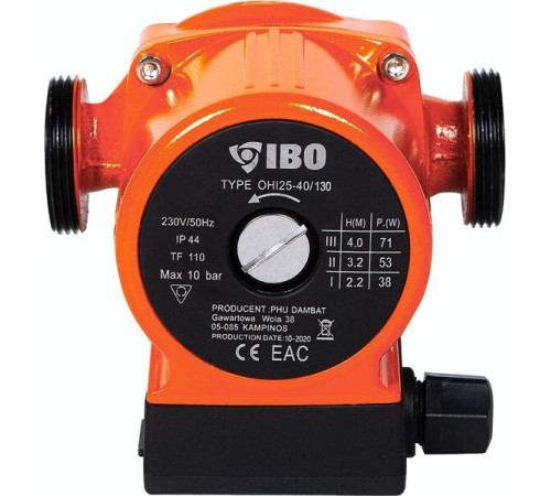 Циркуляционный насос IBO OНI 25-40/130