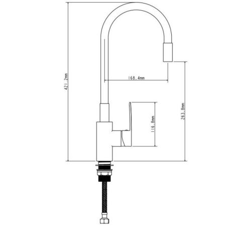 Смеситель Ekko E43151-1/7