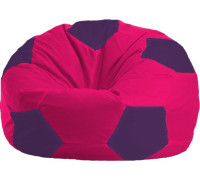 Кресло-мешок Flagman Мяч Стандарт М1.1-380 малиновый/фиолетовый