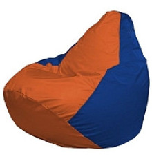 Кресло-мешок Flagman Груша Мини L Г0.1-213 оранжевый/синий