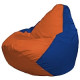 Кресло-мешок Flagman Груша Мини L Г0.1-213 оранжевый/синий