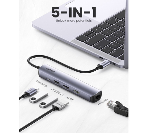 USB-хаб Ugreen CM418 10919