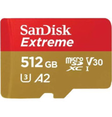 Карта памяти SanDisk Extreme SDSQXAV-512G-GN6MA microSDXC 512GB