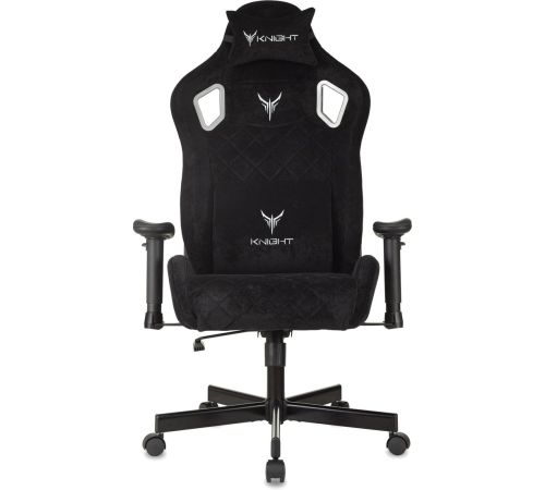 Игровое геймерское кресло Knight Outrider черный Light-20
