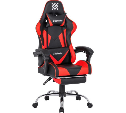 Кресло Defender Pilot черный/красный