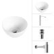 Умывальник Lauter 21601E + Rio 21AM12672 + сифон 21635CH + дон.клапан 21190CH хром