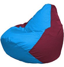 Кресло-мешок Flagman Груша Супер Мега 4XL Г5.1-281 голубой/бордовый