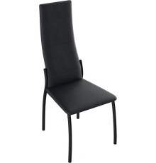Стул Трия Кредо черный муар/кожзам черный