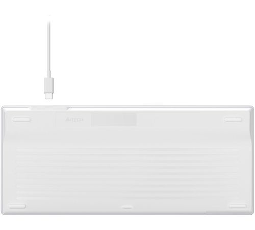 Клавиатура A4Tech Fstyler FX61 серебристый/белый