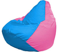 Кресло-мешок Flagman Груша Супер Мега 4XL Г5.1-277 голубой/розовый