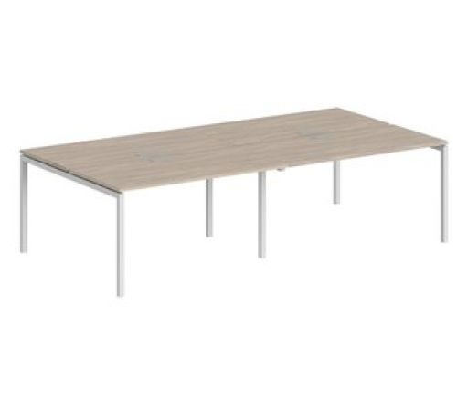 Стол Norden 280x143.8x75 SG.255.OL.44.WH белый/дуб светлый