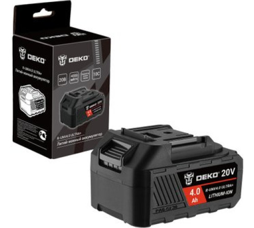 Аккумулятор Deko R-UNV4.0 ULTRA + 083-1017 20В/4 Ач