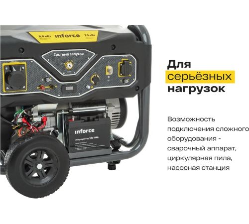 Бензиновый генератор Inforce GL 8000