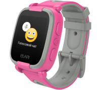 Детские умные часы Elari KidPhone 2 розовый/серый