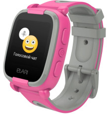 Детские умные часы Elari KidPhone 2 розовый/серый