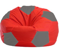 Кресло-мешок Flagman Мяч Стандарт М1.1-173 красный/серый