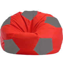 Кресло-мешок Flagman Мяч Стандарт М1.1-173 красный/серый