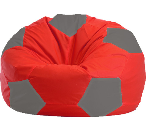 Кресло-мешок Flagman Мяч Стандарт М1.1-173 красный/серый