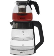 Электрический чайник Miku 2 в 1 электрический и заварочный GDT-KST-1800-BLK